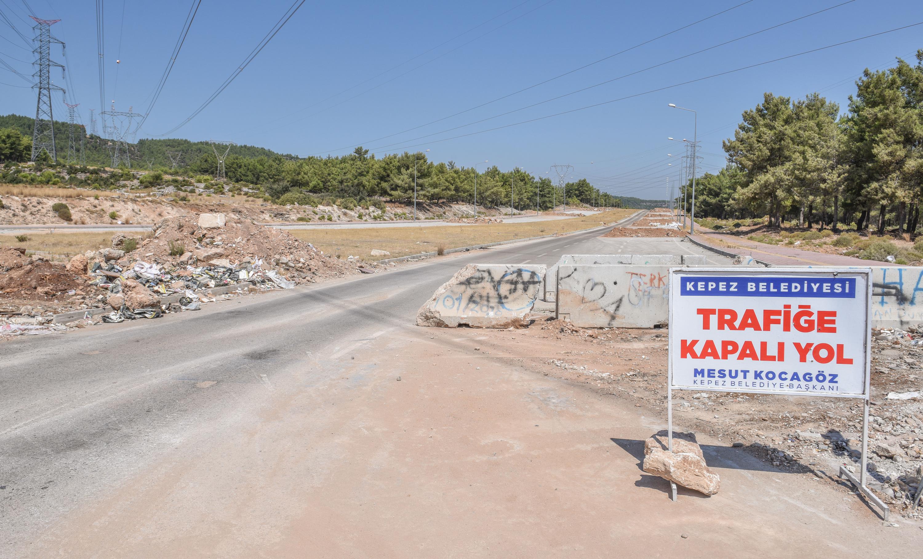 Kepez Trafige Kapali Dogu Cevre Yolunu Aciyor! 3