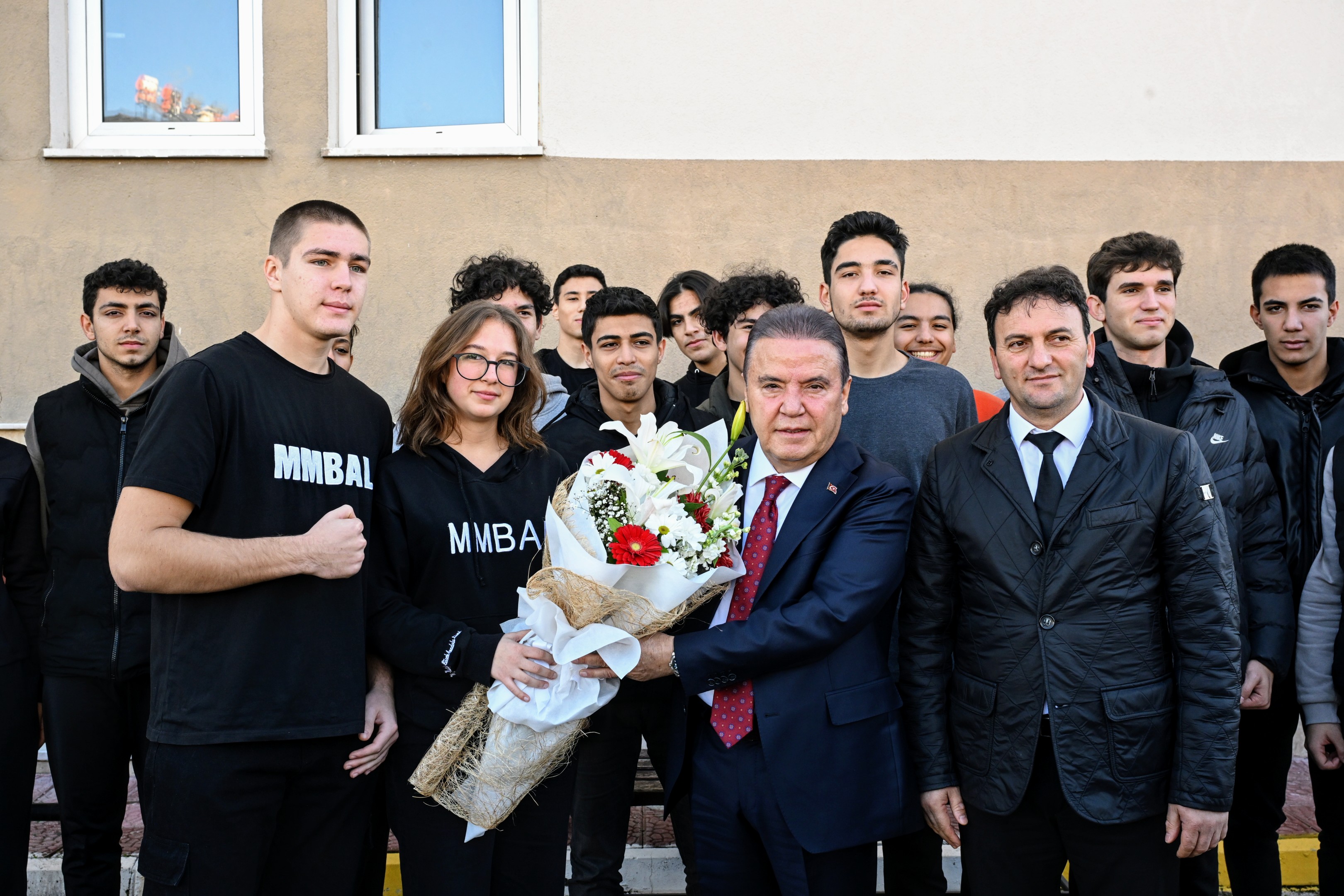 Başkan Böcek Ilk Ziyaret Mmb Anadolu Lisesi (2)