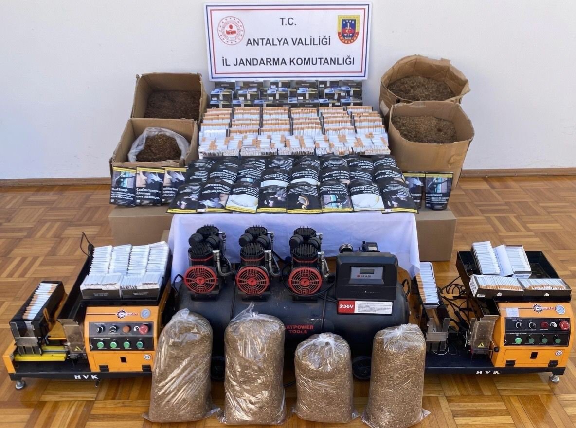 Kumluca'da 150 kilo kıyılmış tütün ele geçirildi