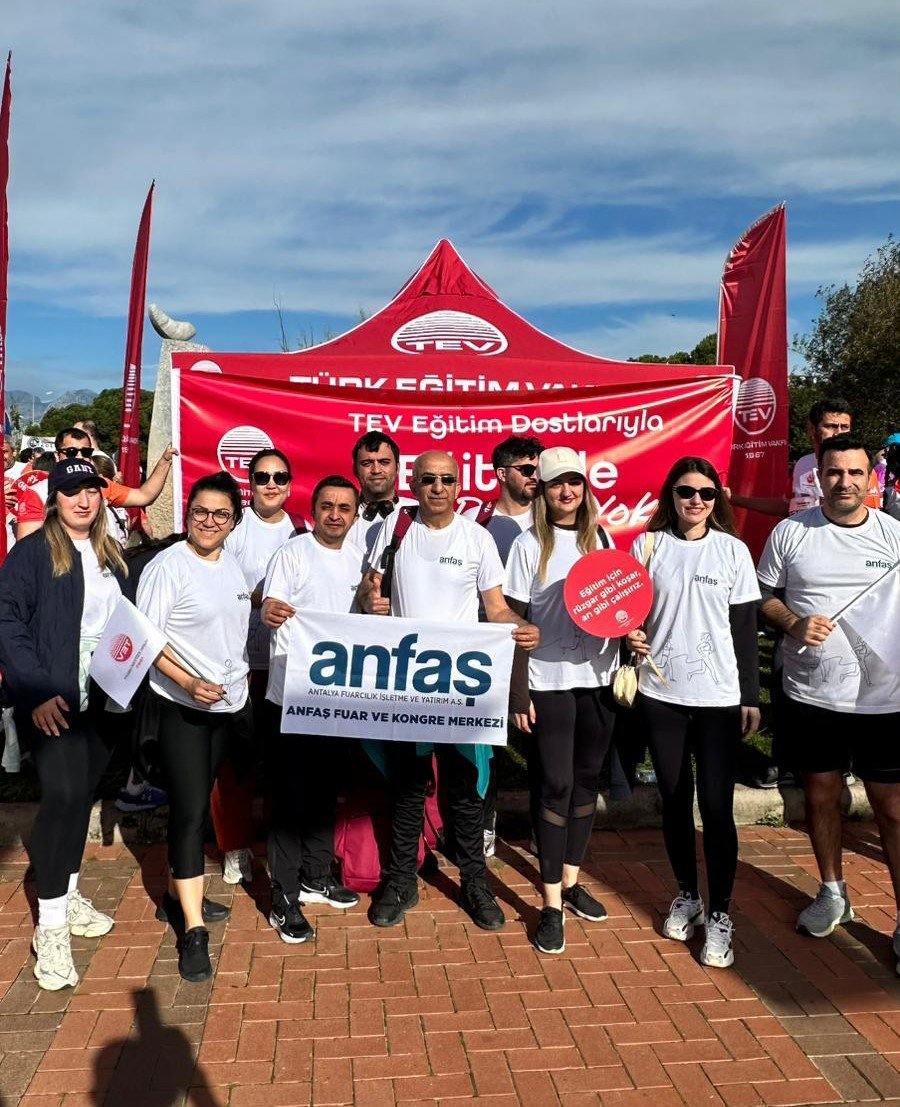 ANFAŞ çalışanları Runtalya'da eğitime destek için koştu