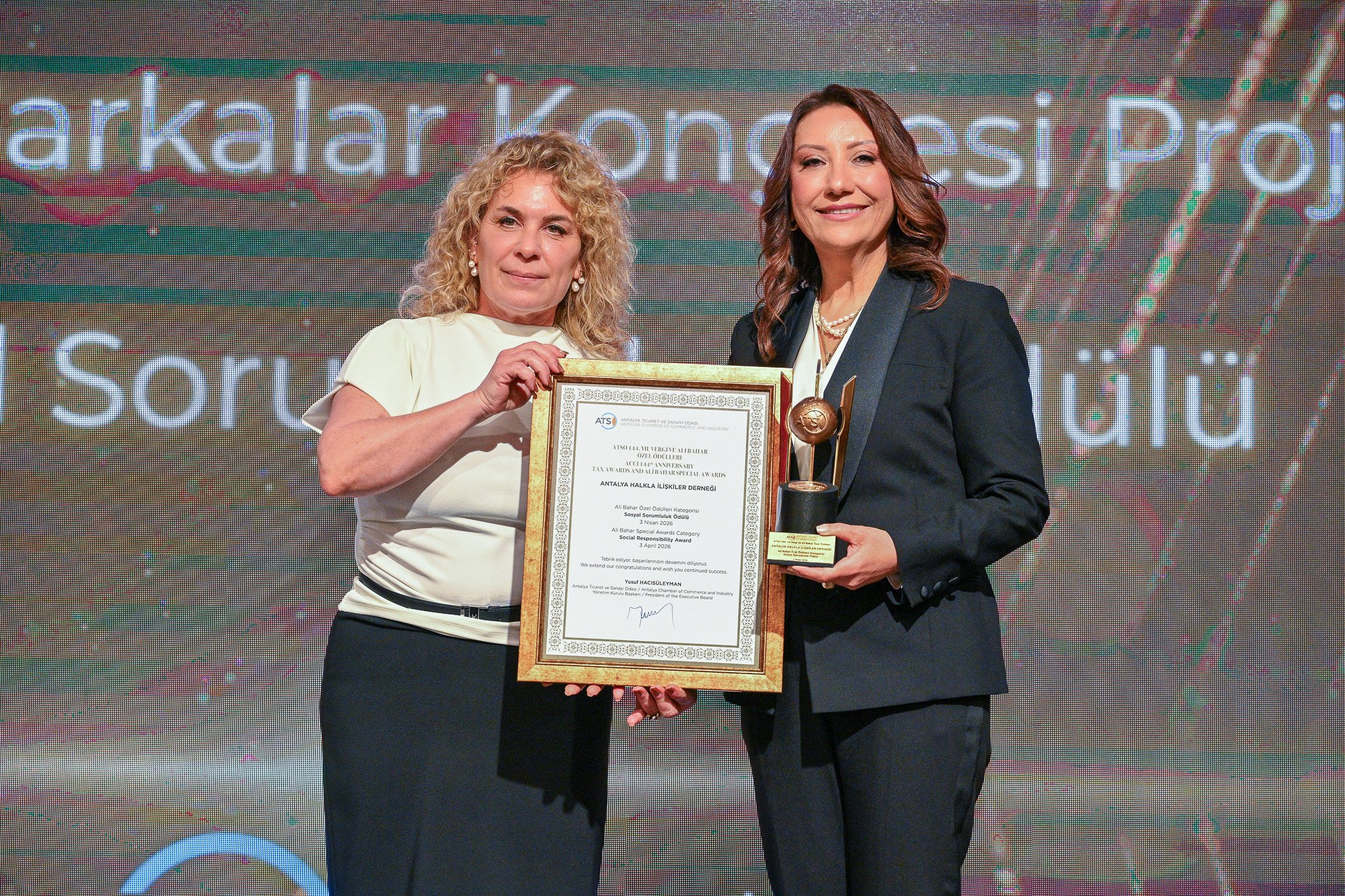 Ali̇ Bahar Özel Ödülü Ahi̇d'i̇n Oldu