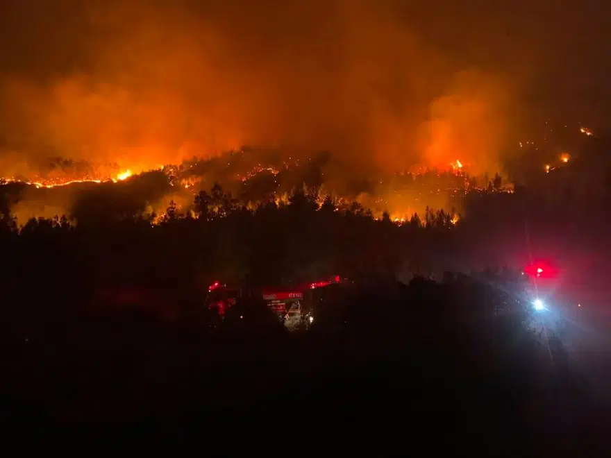 Antalya'da Korkutan Yangına Müdahale