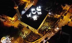 TARİHİ KADEM CAMİİ,KADİR GECESİNDE DOLDU TAŞTI