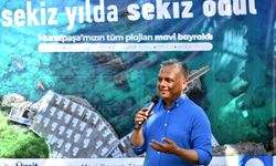 Muratpaşa’nın plajları için mavi bayrak töreni