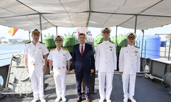 ANTALYA LİMANININ ONUR KONUĞU: TCG NUSRET N-16