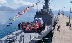 TCG BORA Alanya'da ziyarete açıldı