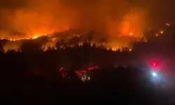 Antalya'da Korkutan Yangına Müdahale