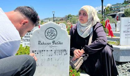Deprem mezarlığında buruk arefe