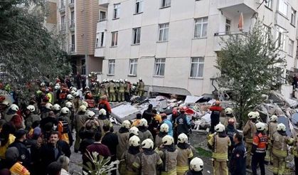 İstanbul Maltepe'de Bina Çöktü