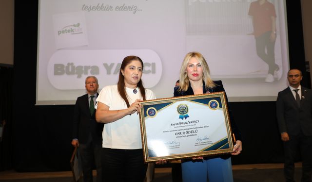 Büşra Yapıcı’ya Onur Ödülü