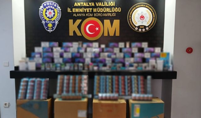 Antalya'da Kaçakçılık Operasyonu: 15 Gözaltı