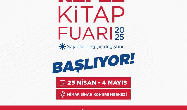 2025 Kepez Kitap Fuarı Başlıyor