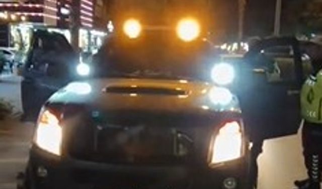 Alanya’da çakarlı araca 276 bin TL ceza