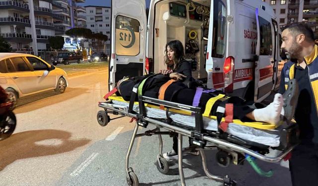 Gazipaşa’da otomobil ile motosiklet çarpıştı: 1 yaralı