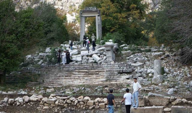 Termessos’ta yeni parçalar ortaya çıkarıldı