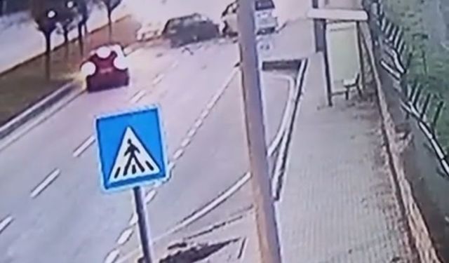 Burdur’daki feci kazanın güvenlik kamerası ortaya çıktı