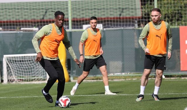 Corendon Alanyaspor, Göztepe maçı hazırlıklarını tamamladı