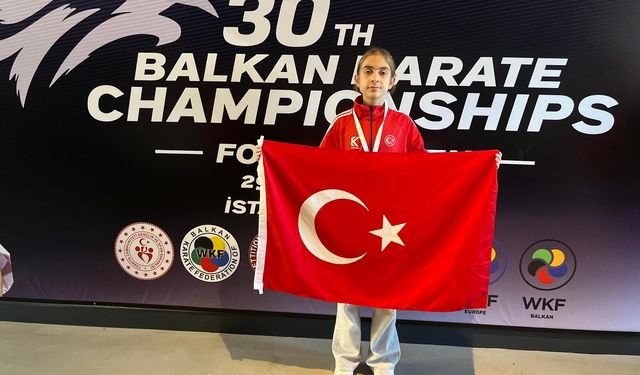 Antalya'nın Altın Kızı Ada Su Yıldız Balkan Şampiyonu Oldu!