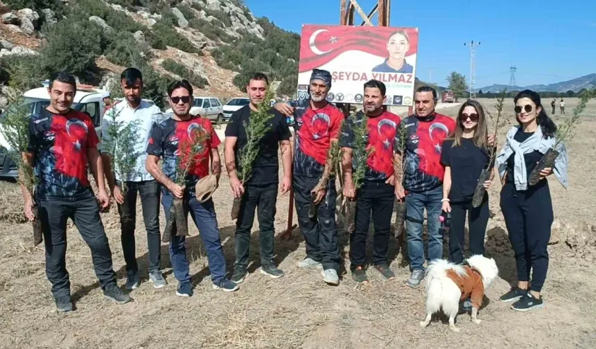 Motosiklet Gruplarından Şehit Polise Hatıra Ormanı