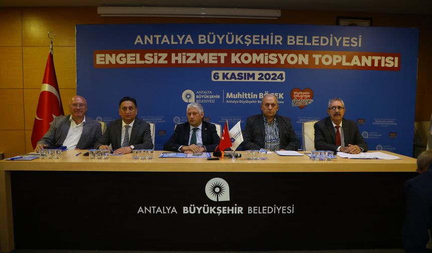 Büyükşehir Engelsiz Hizmet Komisyonu Toplandı