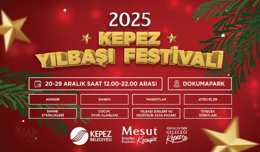 Kepez’den Yılbaşı Festivali Heyecanı