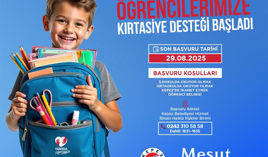 Eğitimde Eşitlik İçin Kepez’den Destek