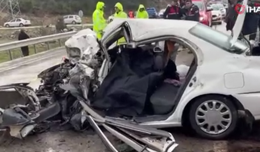 Isparta'da feci kaza nişanlı çifti hayattan kopardı