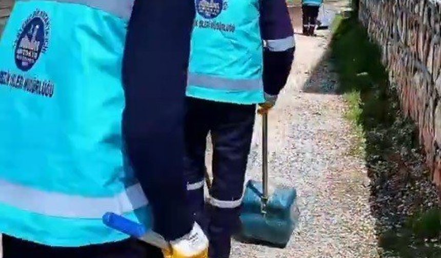 Suvatlı Mahallesi'nde Temizlik Çalışmalarını Sürdürüyor