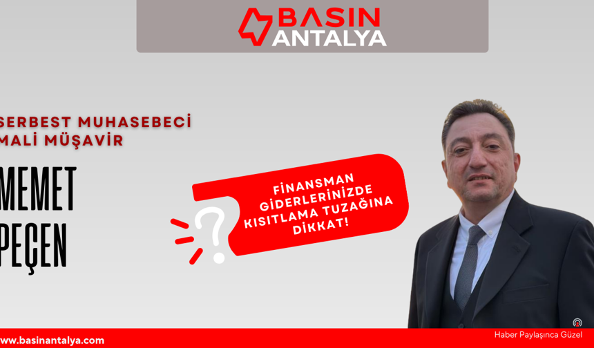 Şirketler Dikkat: Yapay Zeka "Finansman Gider Kısıtlaması"nı Yakalıyor