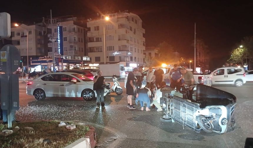Kırmızı ışık ihlali kazayı beraberinde getirdi