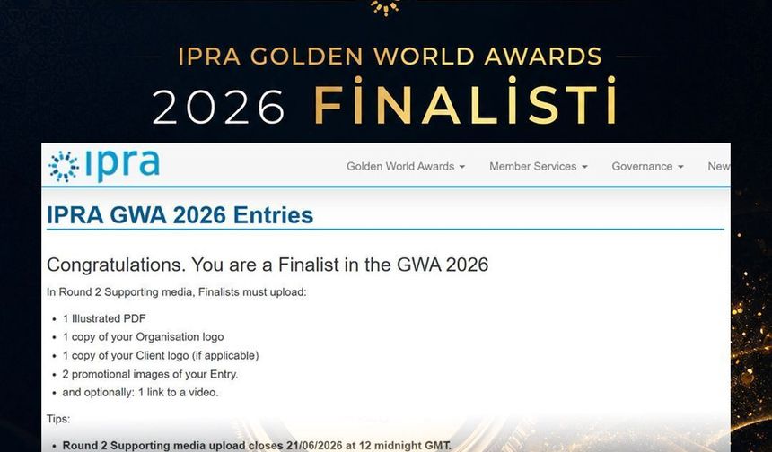 IPRA 2026'da Büyük Gurur Yaşıyoruz!