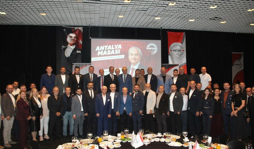 ANTİAD Antalya Masasında Mesut Kocagöz'ü Ağırladı